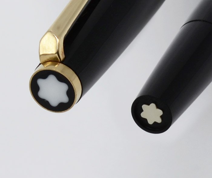 Montblanc 221 Fountain Pen - 1970s, Black, Piston Fill, 14k Medium